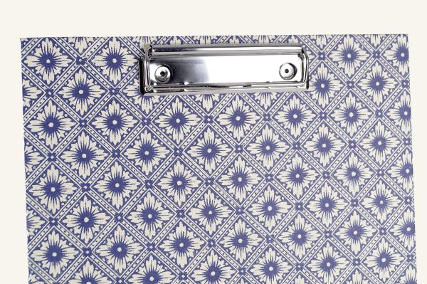 Clipboard blue "Loisl", stable mechanics, handmade